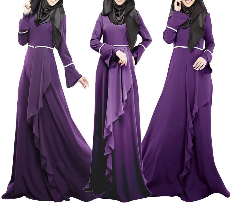 New Trendy Elegant Muslim Women Party Dress - Buy Elegant Muslim ...