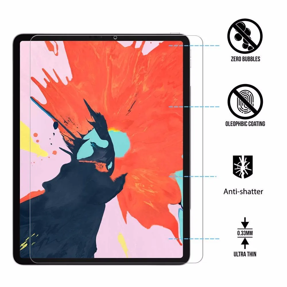 Custom Made Premium Tempered Glass Screen Protector For Ipad Pro 11 12.