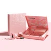 Fordable organizer storage cosmetic box custom print packaging box cosmetic with logo