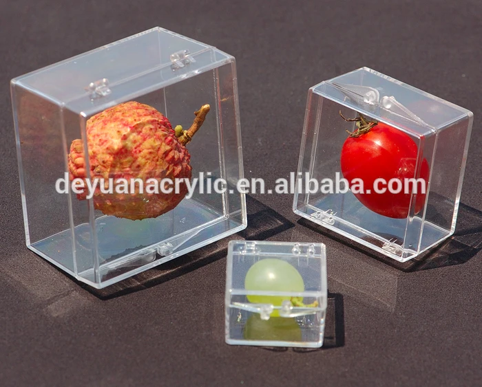 Thick Clear Acrylic Box With Magnet Lid,Plexiglass Acrylic Square 