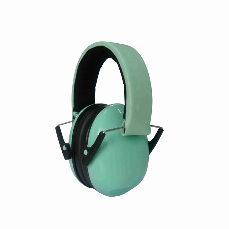 Eco Friendly Branded Ear Muffs Yellow Outboard Ear Cover Headband