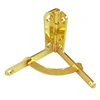 MBH16 41*43 mm Polished Gold Plated Alloy Quadrant Hinges For Jewelry Box