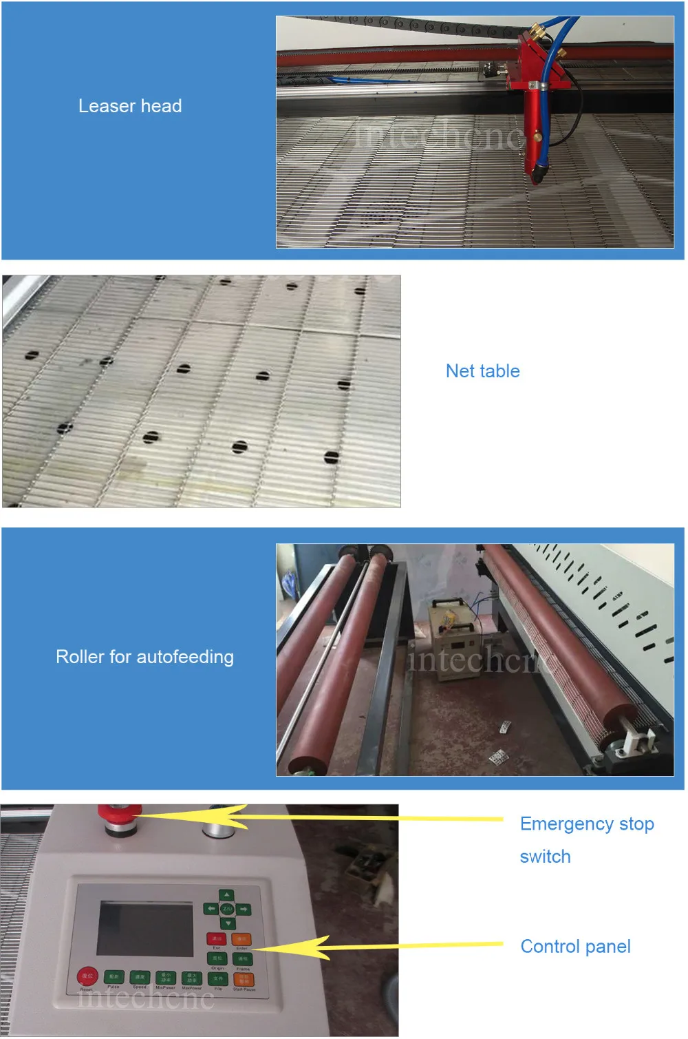 high steady 1610 laser cutting machine made in china
