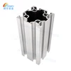 6063 Silver Non-standard T Slot Table Aluminum Curtain Wall Anodized Aluminium Extrusion Profiles