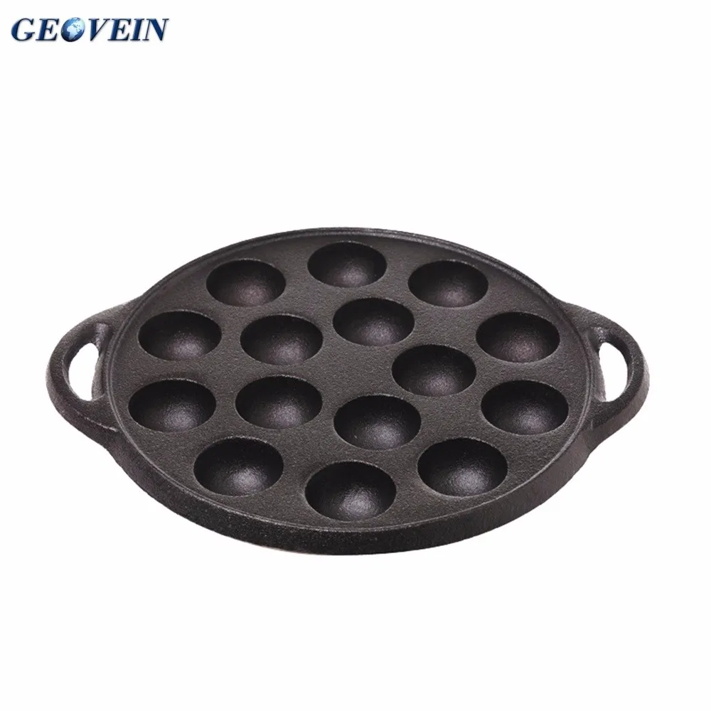 Geovein Stuffed Danish Cast Iron Aebleskiver Pan - Buy Danish ...