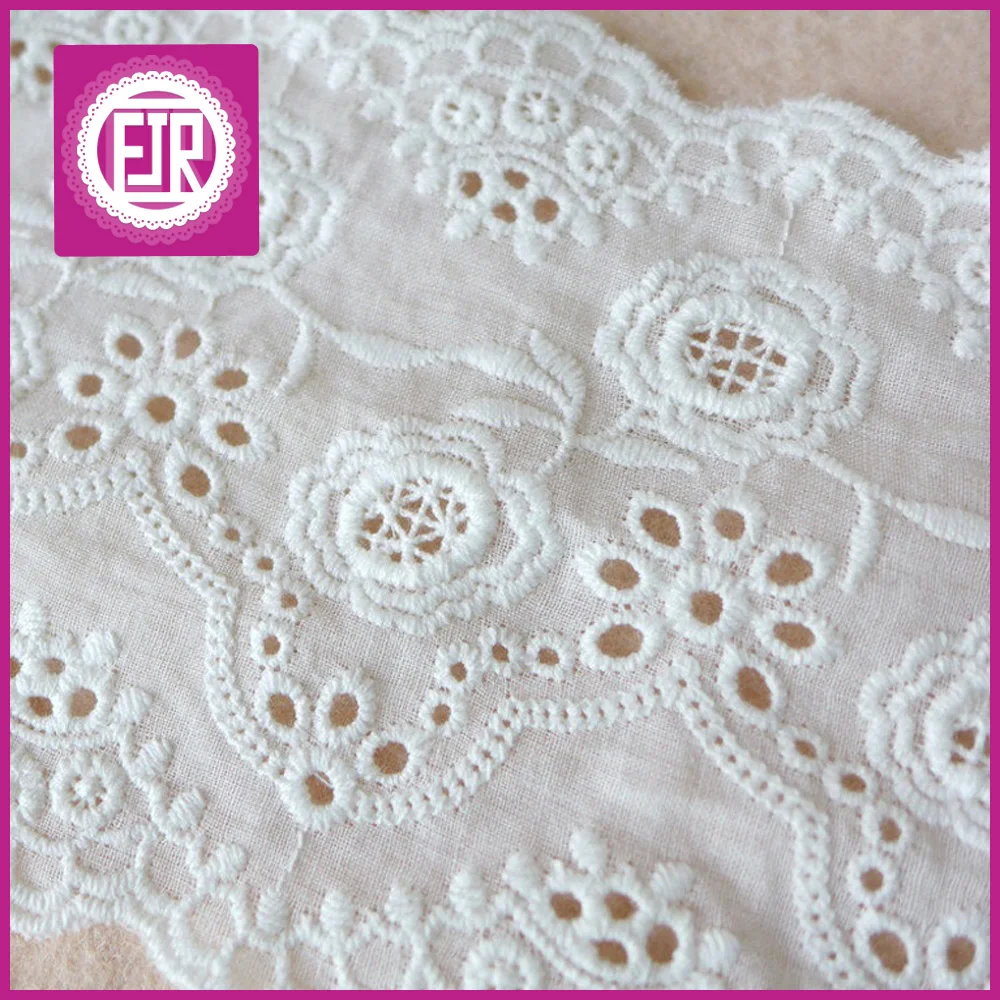 colored eyelet lace