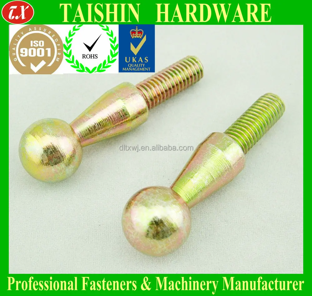 Spherical Ball Head Taper Shape Step Shoulder Pivot Screw Bolt Buy