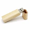 Hot Selling Wooden Bamboo USB Flash Drive Pen Drives Wood Chip Pendrive 1GB-128GB Memory Stick U Disk
