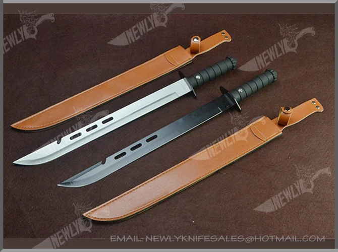 Hot Sales Rubber Handle Custom Tactical Karambit Knife With Leather Sheath