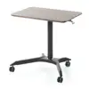 Portable hydraulic lift standing adjustable computer writing laptop desk table for couch
