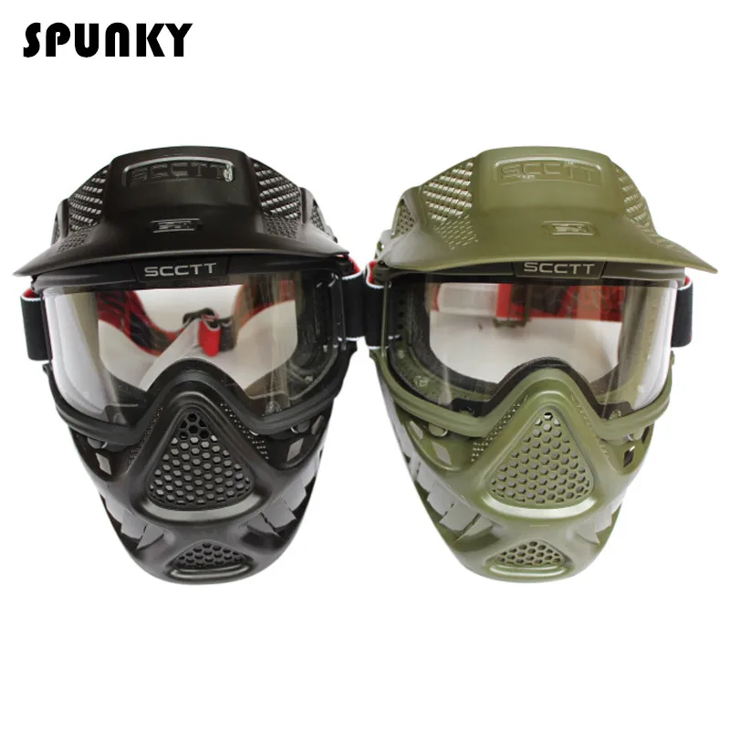 Paintball Masks Or Helmets Army Tactical Masks With Antifog Double