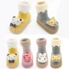 Girls Winter Newborn Baby Boys Girls Rabbit Ears Warm Winter Floor Socks Anti-Slip Baby Step