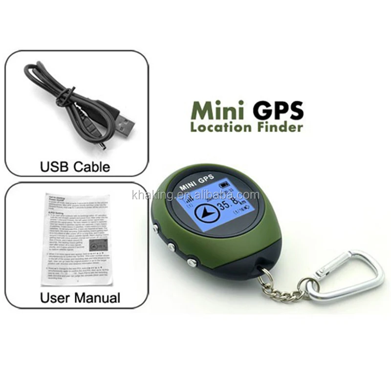 Mini Gps Tracker Tracking Device Travel Portable Keychain Locator