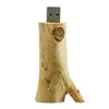 Wooden Y shape usb flash disk