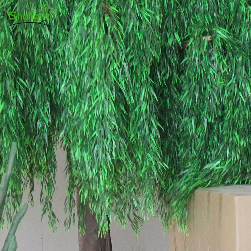 High Simulation Outdoor Landscape Artificial Weeping Willow Plants