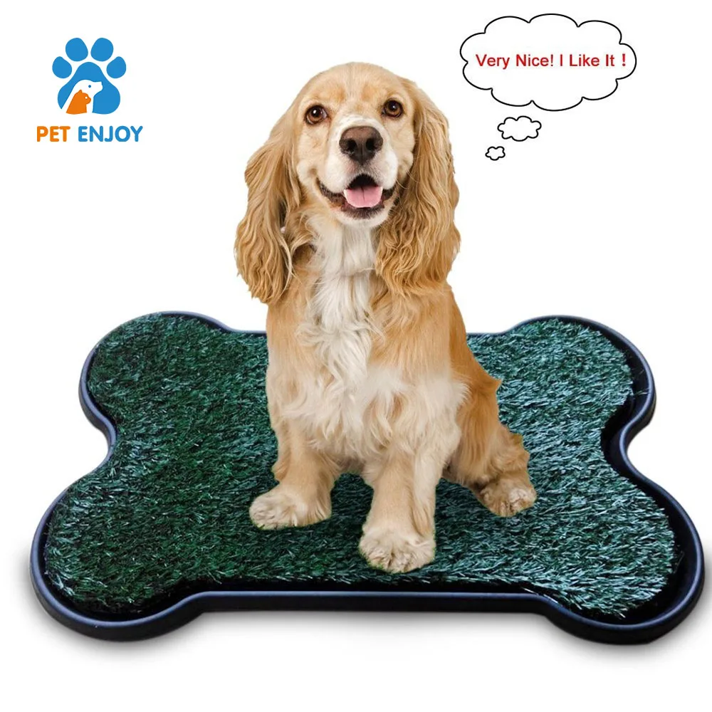 Indoor House Pet Puppy Dog Toilet Pee Potty Training Grass Tray Pads Mat