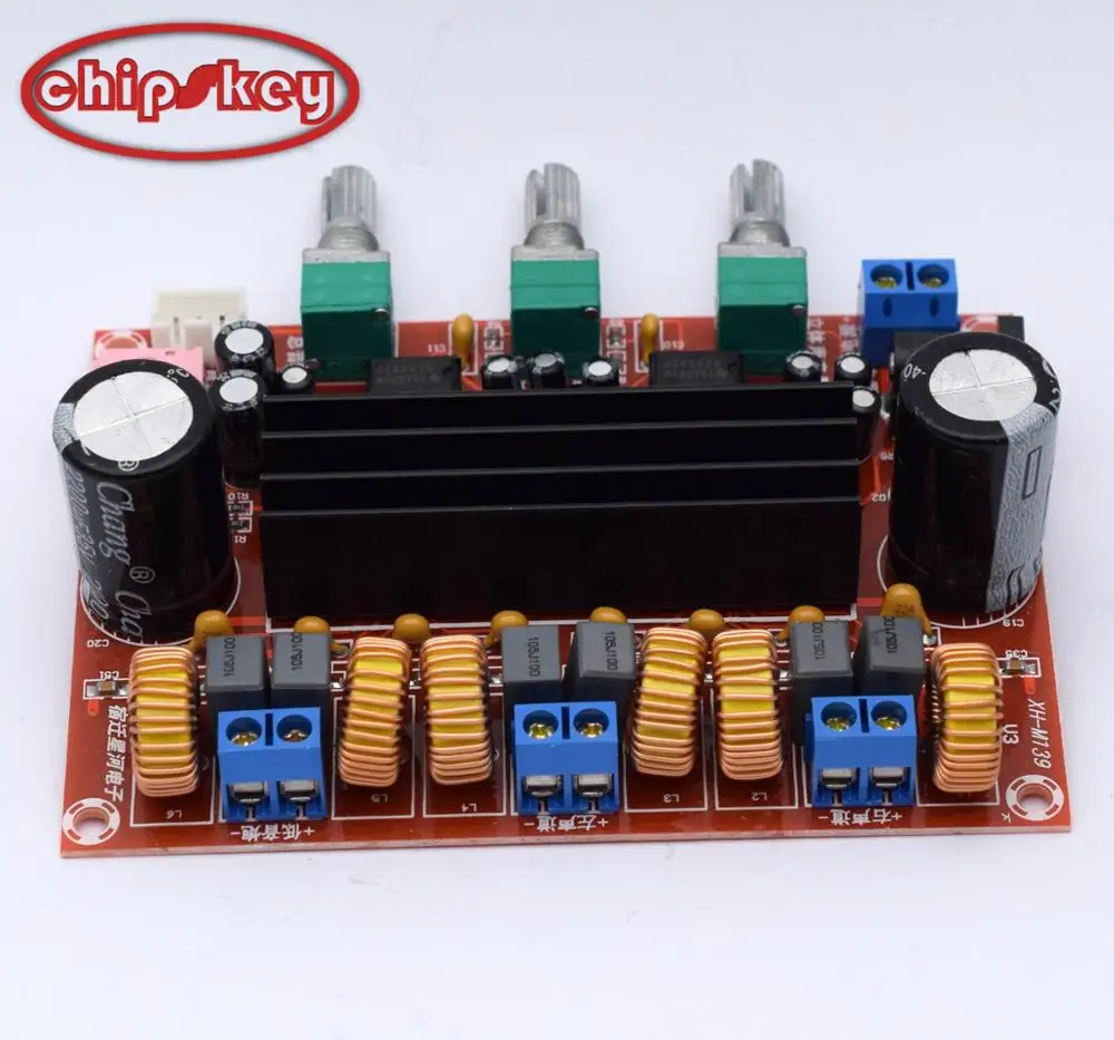 Dc12v24v 2x50w+100w Tpa3116 2.1 Channel Digital Audio Amplifier