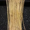 18K Gold Plated Stainless Steel Chain For Jewelry Making 36+7CM