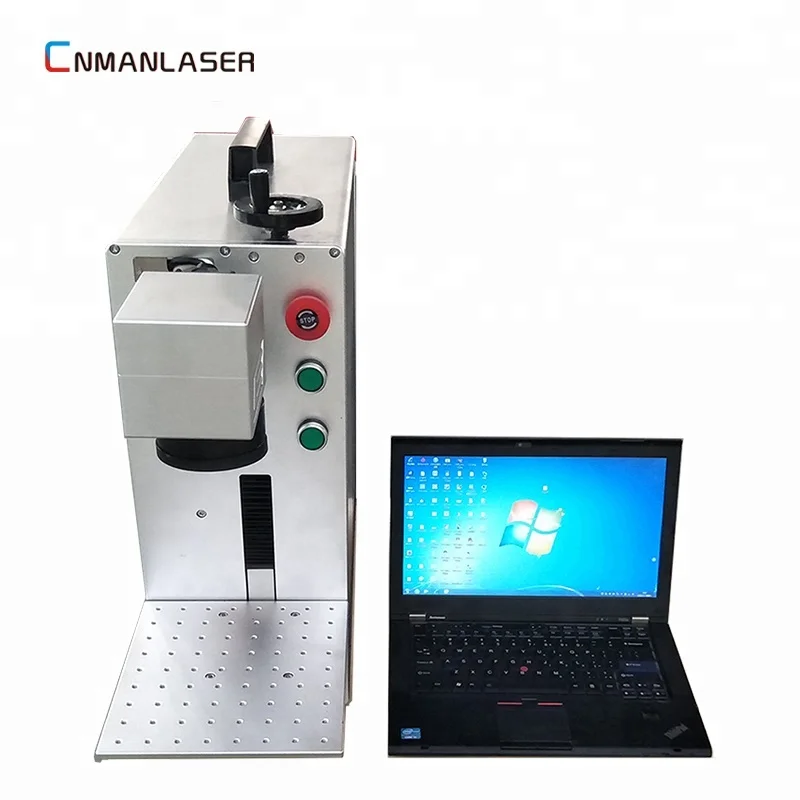 10w 20w 30w fiber laser marking machine for watch medical pvc pipe