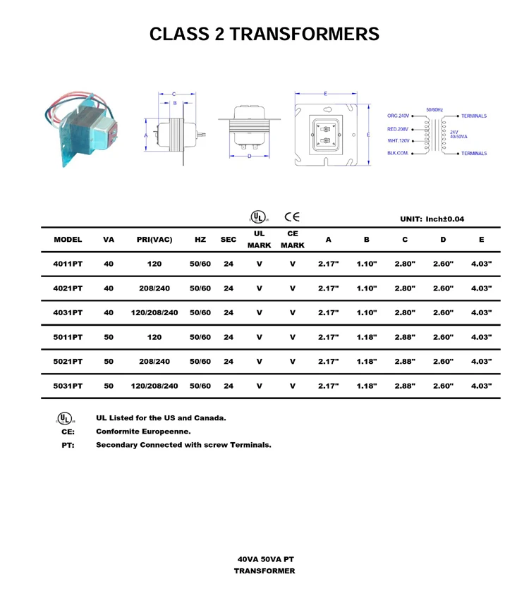 Ul/cul Approved Transformer 120v To 24v,240v Isolation Transformer,Microwave Oven Transformer