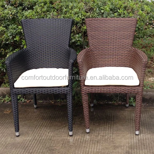 Synthetic Rattan Weaved Garden Chair In Mix Brown Color - Buy Garden