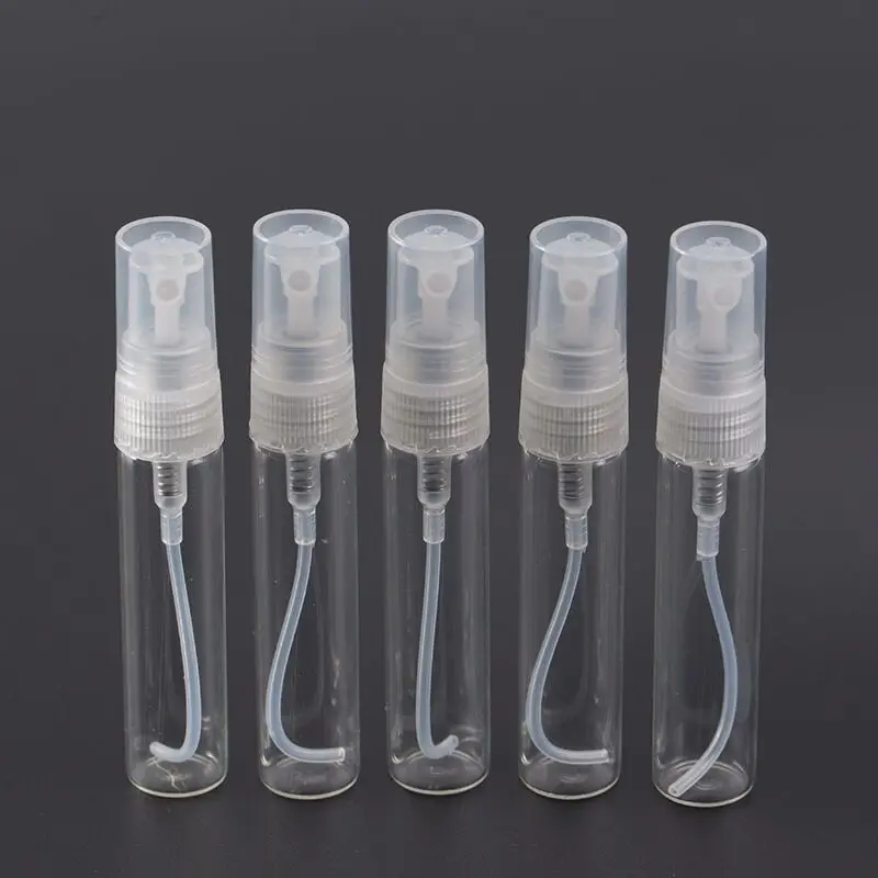 5 Ml Transparent Glass Fine Mist Mini Perfume Spray Bottle 5ml For ...