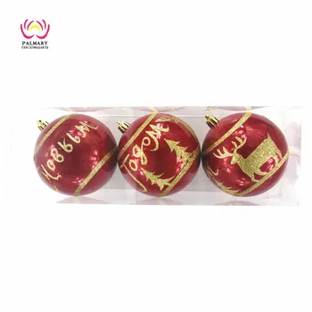 Factory Wholesale  Glass Personalized  Christmas  Ball 