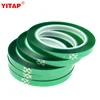 Silicone Adhesive Log Roll Green Pet High Temperature Tape Used For SMT Line Powder Coating 3d Printer
