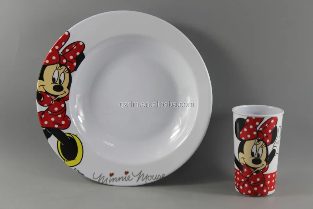 Brand Design Melamine Dinner Plates And Cups