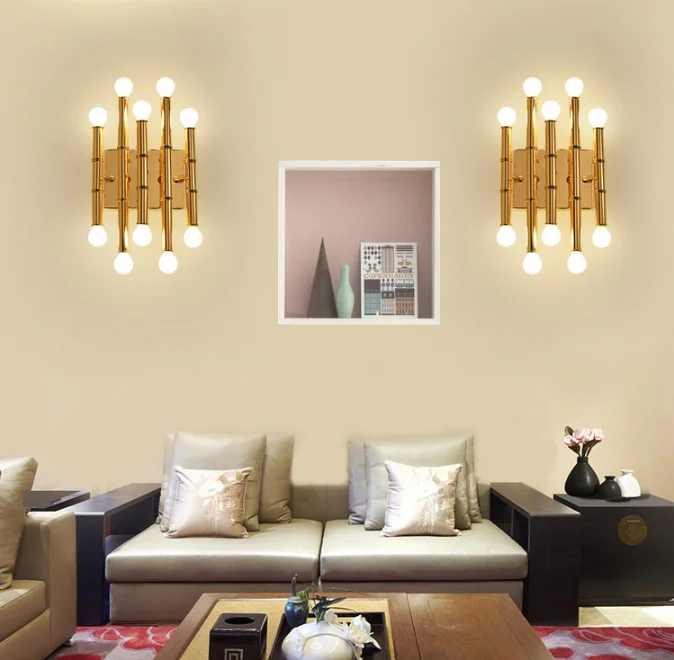 hot selling Simple post-modern living room bedroom hotel designer industrial led wall lamp