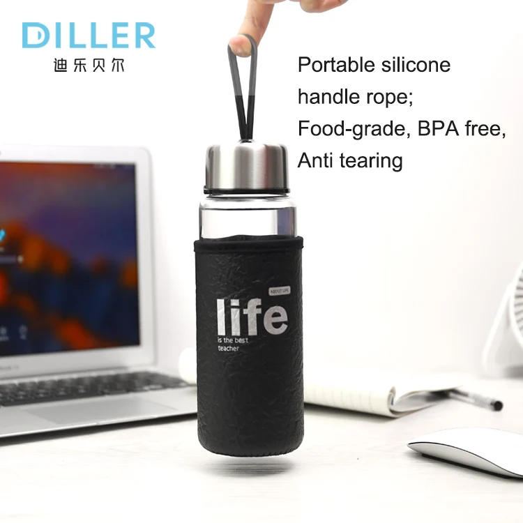 Private Label Custom Glass Water Bottles - Buy Custom Glass Water