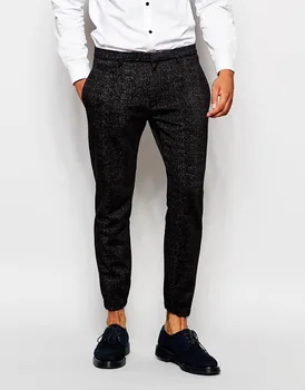 2015 New Design 100% Cotton Mens Tight Black Pants Custom Mens Slim Fit ...