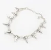 Stock punk style bullet shaped pendant necklace collar