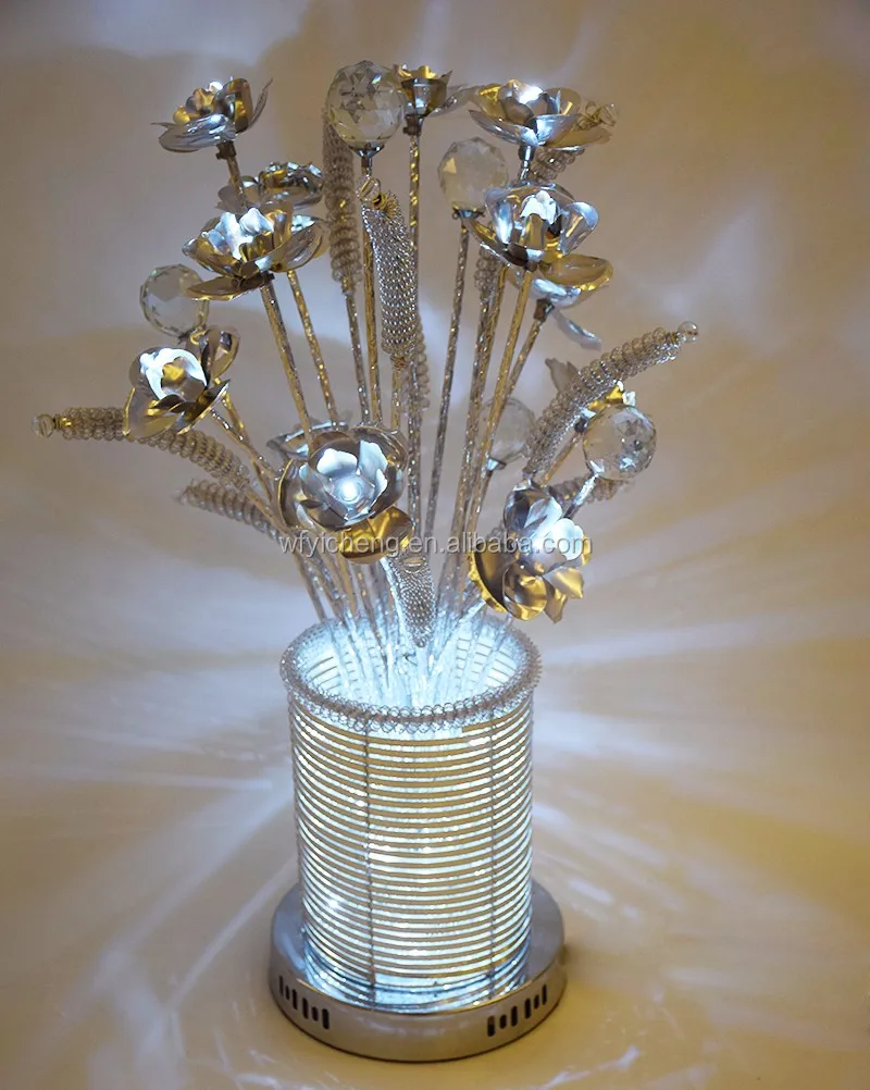 Best Selling New Fancy Aluminum Flower Vase Led Floor Lamp