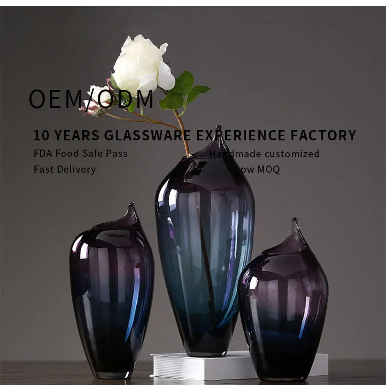 Hand Blown Hot Sales Glass Vase