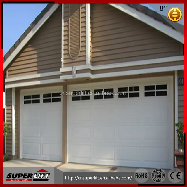 Stainless Steel Sectional Garage Door Paneling Pu Foam Sectional