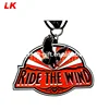 personalized shaped eagle military challenge casting medal for sale