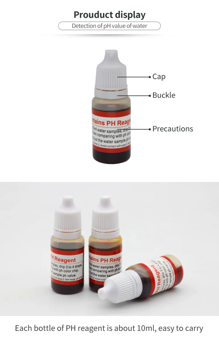 10 Ml Water Quality Test Drops Of Ph Reagent Buy Ph Reagent,Test