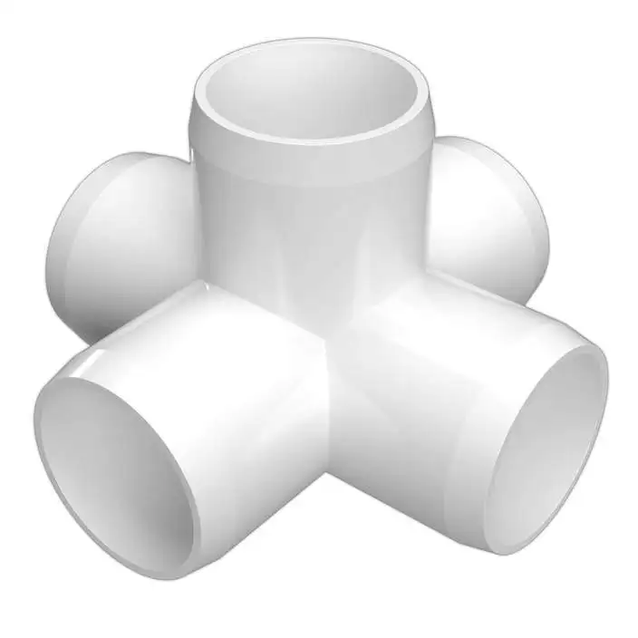 Pvc Fittings 4 Way Tee Four Way Elbow Four Way Elbow Sch40 Standard Connector Buy Four Way