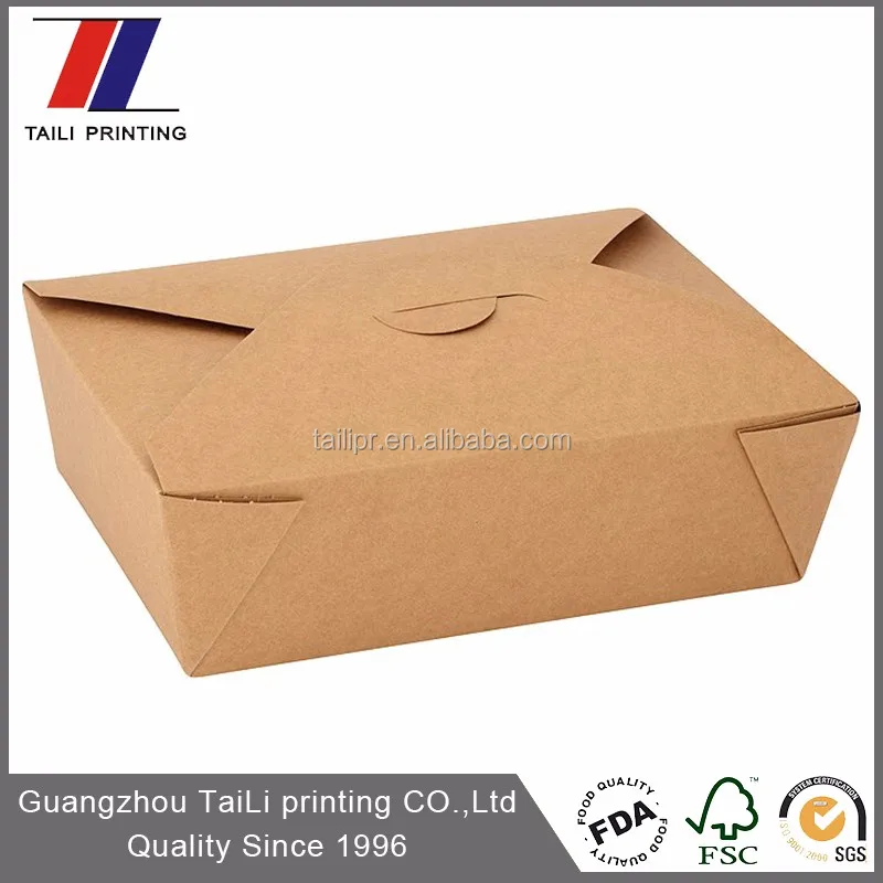 Food Grade Pe Coated Waterproofing Wax Coated Paper Food Box Buy