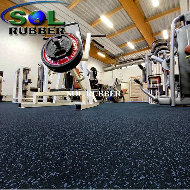 Epdm Speckled High Density Roll Rubber Gym Flooring - Buy Roll Rubber ...