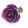 Wholesale Long Stem Preserved Rose Dipped in 24K Gold Rose For Mother' Day Valentine's Day