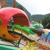 Kiddie rides worm kids caterpillar roller coaster dinosaur road amusement park monorail kids ride on mini electric train