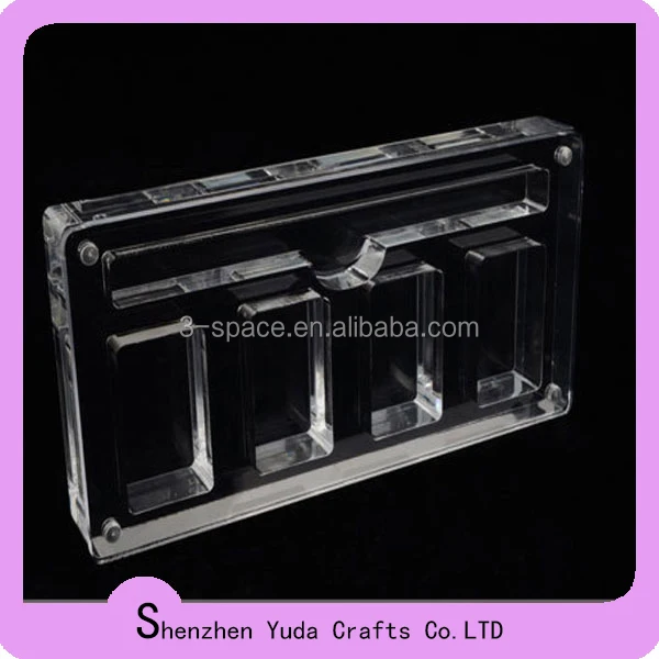 Military Challenge Coin Display Case Holder With Stand Clear Acrylic