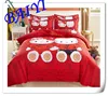 Microfiber 100% polyester fine woven fabric and good elastic bedding sets made by China