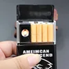 new design round 12v cigarette lighter powered cigarette case with lighter