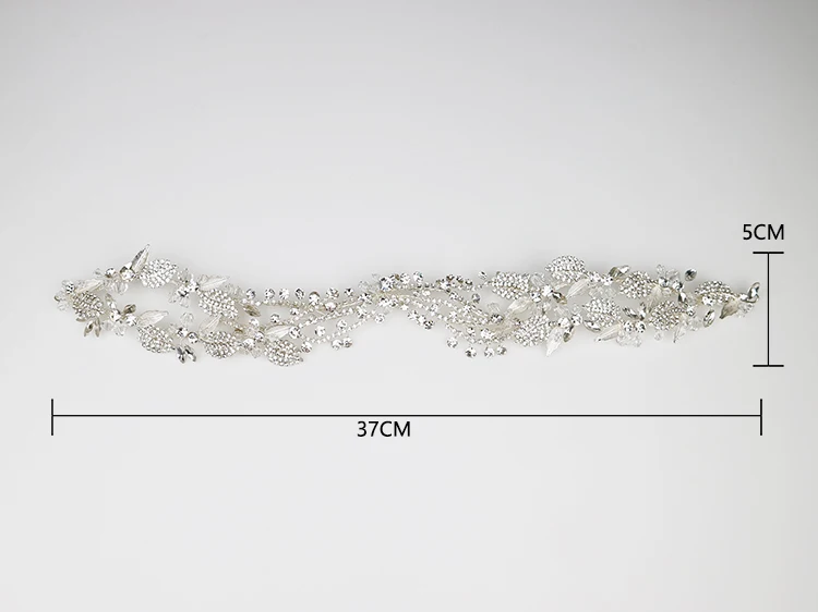 Silver Charm Rhinestone Handmade Wedding Hairband Accessories Hair