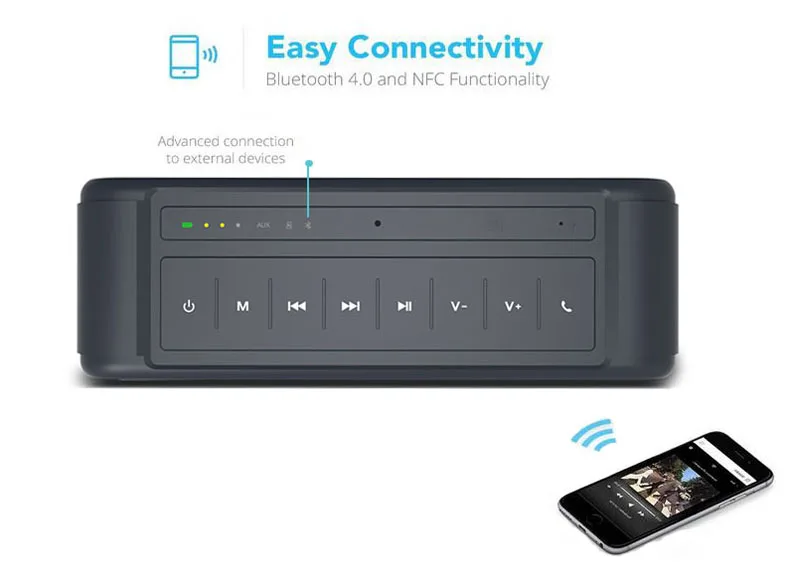 Extreme Sound Hi-Tech Powerful Subwoofer Bluetooth Speaker - ANKUX.COM