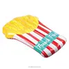 Top quality custom inflatable amusement toy inflatable french fires float mattress