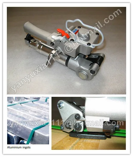 XQD-19 Pneumatic heat weldling PP/PET packing strapping tool strapping machine for Plastic strap 1/2-3/4
